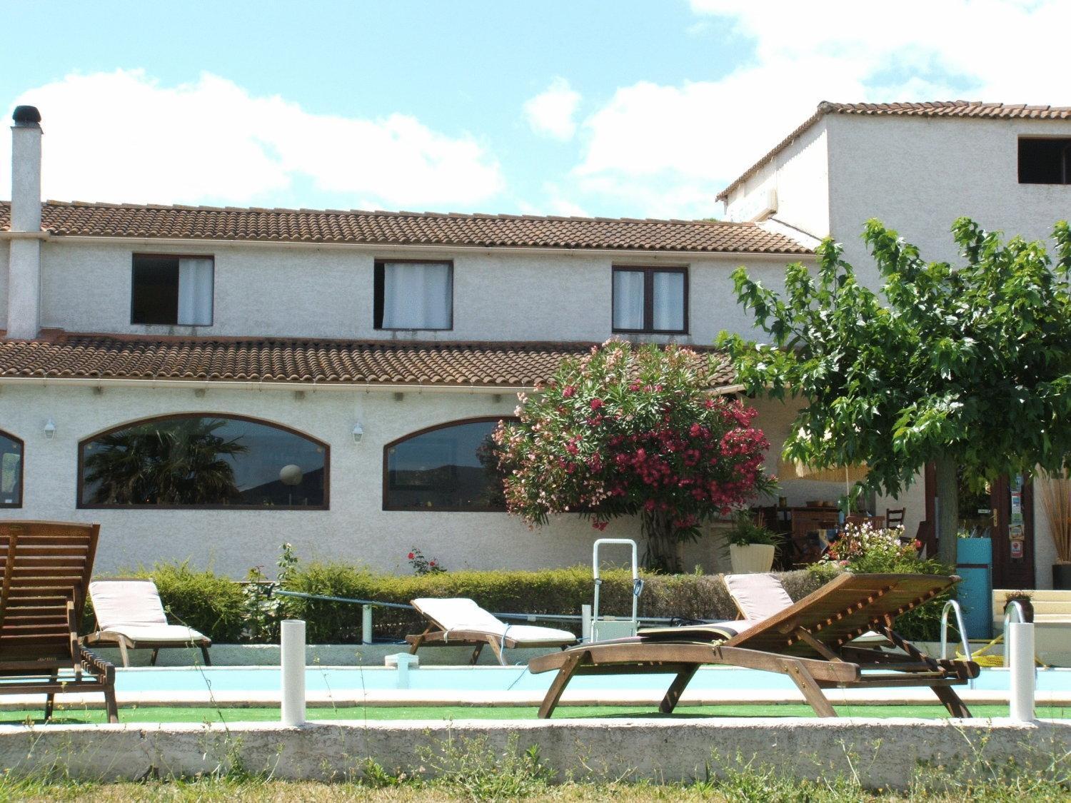 Logis Hotel Le Pressoir Saint-Chinian Zewnętrze zdjęcie